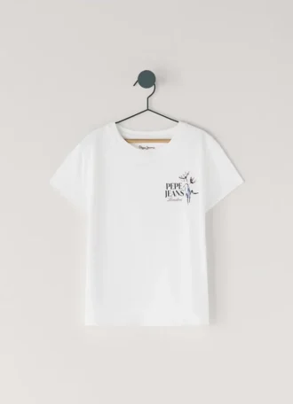 T-Shirt mit Rückenaufdruck