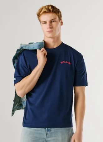 T-Shirt mit Rückenaufdruck