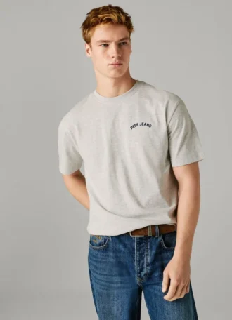 T-Shirt mit Rückenaufdruck