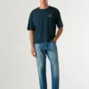 T-Shirt mit Rückenaufdruck