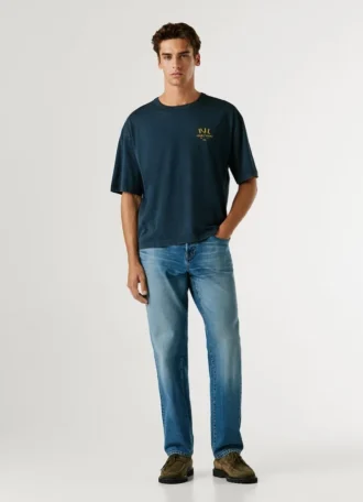 T-Shirt mit Rückenaufdruck