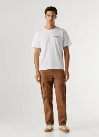 T-Shirt mit Rückenaufdruck
