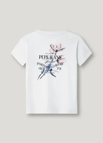 T-Shirt mit Rückenaufdruck