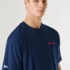 T-Shirt mit Rückenaufdruck