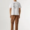 T-Shirt mit Rückenaufdruck