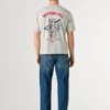 T-Shirt mit Rückenaufdruck