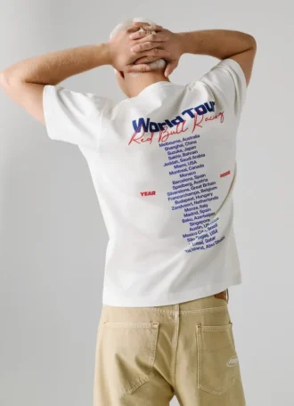 T-Shirt mit Rückenaufdruck in lockerer Passform