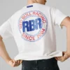 T-Shirt mit Rückenaufdruck in lockerer Passform