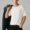 T-Shirt mit Rückenaufdruck in lockerer Passform