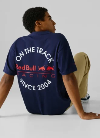 T-Shirt mit Rückenaufdruck in lockerer Passform