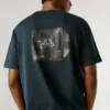 T-Shirt mit Rückenaufdruck in lockerer Passform