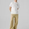 T-Shirt mit Rückenaufdruck in lockerer Passform
