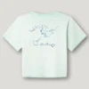 T-Shirt mit Rückenaufdruck in lockerer Passform