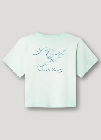 T-Shirt mit Rückenaufdruck in lockerer Passform