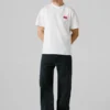 T-Shirt mit Rückenaufdruck in lockerer Passform