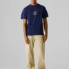 T-Shirt mit Rückenaufdruck in lockerer Passform
