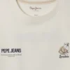 T-Shirt mit Rückenaufdruck in lockerer Passform