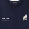 T-Shirt mit Rückenaufdruck in lockerer Passform