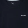 T-Shirt mit Rückenaufdruck in lockerer Passform