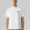 T-Shirt mit Rückenaufdruck in lockerer Passform
