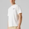 T-Shirt mit Rückenaufdruck in lockerer Passform