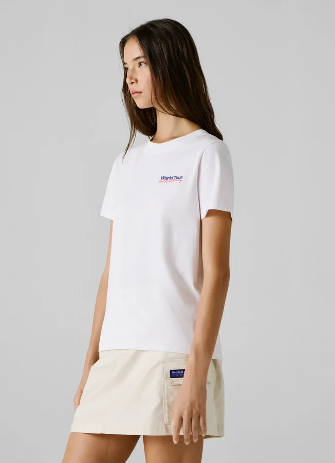 T-Shirt mit Rückenaufdruck in lockerer Passform T-Shirt mit Rückenaufdruck in lockerer Passform