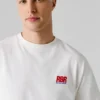 T-Shirt mit Rückenaufdruck in lockerer Passform