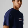 T-Shirt mit Rückenaufdruck in lockerer Passform