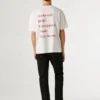 T-Shirt mit Rückenaufdruck in lockerer Passform