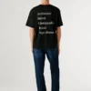 T-Shirt mit Rückenaufdruck in lockerer Passform