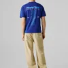 T-Shirt mit Rückenaufdruck in lockerer Passform