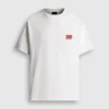 T-Shirt mit Rückenaufdruck in lockerer Passform