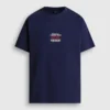 T-Shirt mit Rückenaufdruck in lockerer Passform