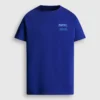 T-Shirt mit Rückenaufdruck in lockerer Passform