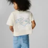 T-Shirt mit Rückenaufdruck und lockerer Passform