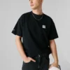 T-Shirt mit Rückenaufdruck und lockerer Passform T-Shirt mit Rückenaufdruck und lockerer Passform
