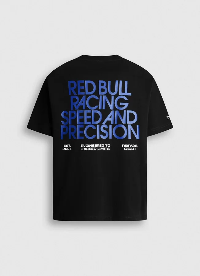 T-Shirt mit Rückenaufdruck und lockerer Passform T-Shirt mit Rückenaufdruck und lockerer Passform