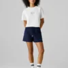 T-Shirt mit Rückenaufdruck und lockerer Passform