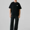 T-Shirt mit Rückenaufdruck und lockerer Passform T-Shirt mit Rückenaufdruck und lockerer Passform