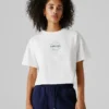 T-Shirt mit Rückenaufdruck und lockerer Passform