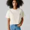T-Shirt mit Rückenaufdruck und lockerer Passform