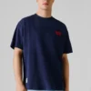T-Shirt mit Rückenaufdruck und lockerer Passform