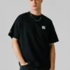 T-Shirt mit Rückenaufdruck und lockerer Passform T-Shirt mit Rückenaufdruck und lockerer Passform