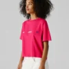 T-Shirt mit Rückenaufdruck und lockerer Passform
