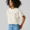 T-Shirt mit Rückenaufdruck und lockerer Passform
