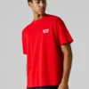 T-Shirt mit Rückenaufdruck und lockerer Passform