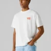 T-Shirt mit Rückenaufdruck und lockerer Passform T-Shirt mit Rückenaufdruck und lockerer Passform