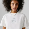 T-Shirt mit Rückenaufdruck und lockerer Passform