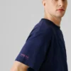 T-Shirt mit Rückenaufdruck und lockerer Passform