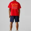 T-Shirt mit Rückenaufdruck und lockerer Passform
